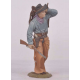 Figurine Andrea 54mm,Saddle up ,Figurine de Cowboy peinte.