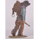 Figurine Andrea 54mm,Saddle up ,Figurine de Cowboy peinte.