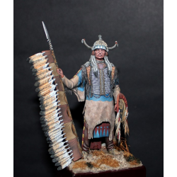 Figurine 75mm de Sioux du XIXeme siècle RESINE.