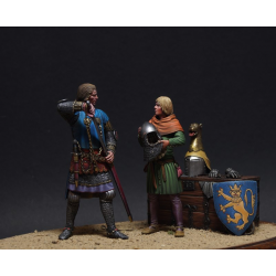 Prêt pour la bataille, Figurines 75mm resine Tartar Miniatures.