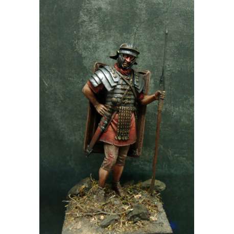 Figurine de légionnaire Romain du I-IIeme siècle resine 75mm.