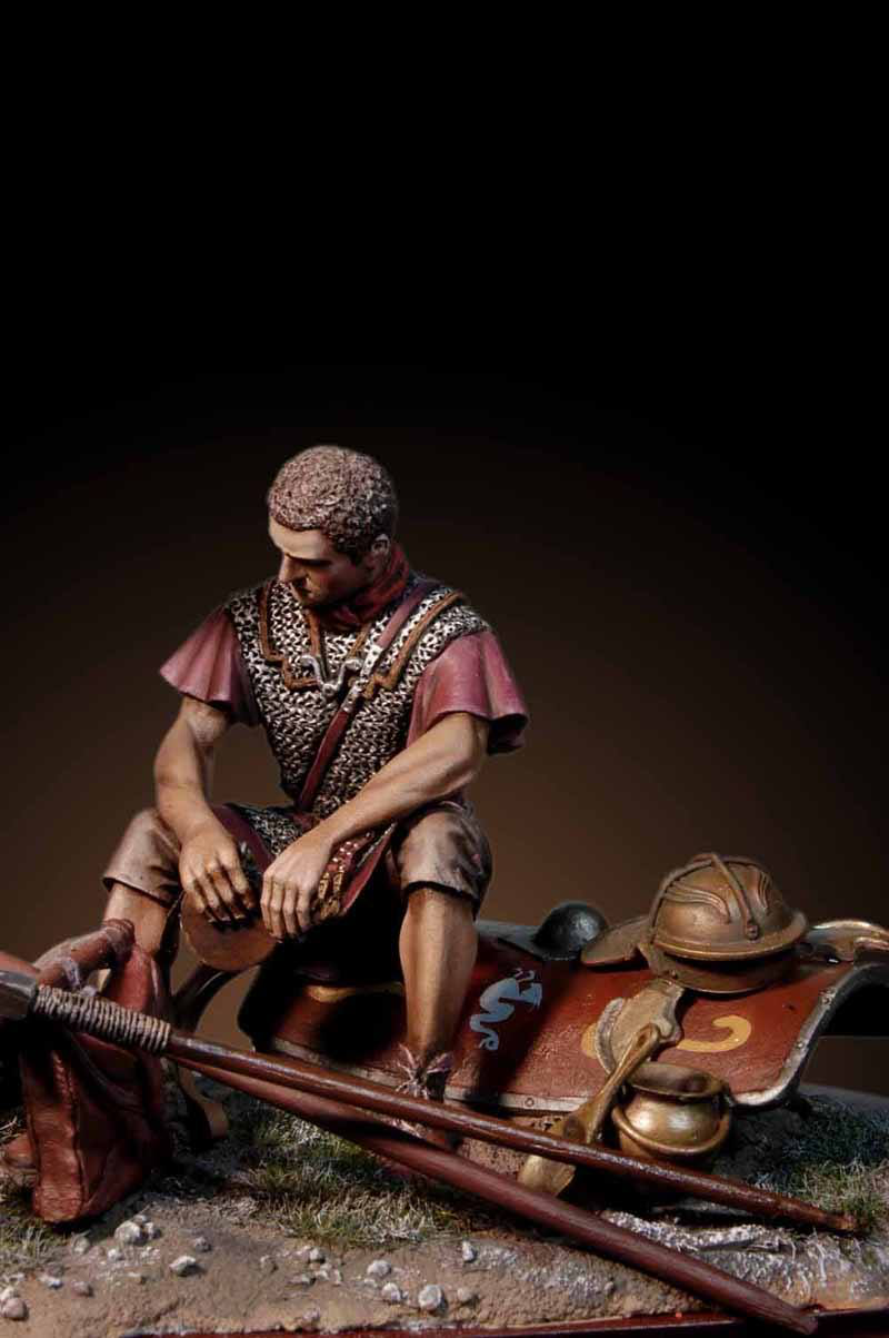 Kit non peint 1/24 75mm soldats anciens légionnaire romain 75mm figure historique Kit en résine  26