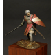 Figurine de chevalier du XIIIeme siècle 54mm résine.