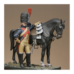 Figurine Métal Modèles de Gendarmerie d'élite de la garde maréchal des logis.