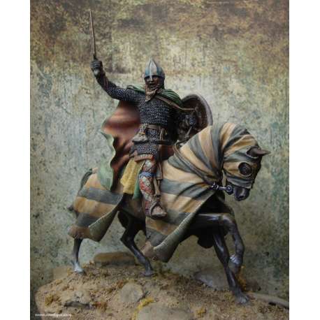 Figurine de chevalier monté du XIIéme siècle Mercury Models.
