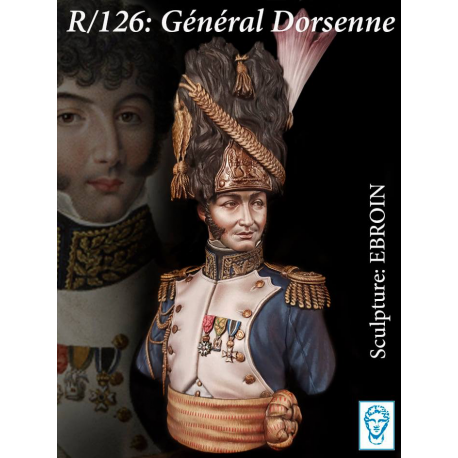 Buste du Général  Dorsenne 200mm résine Alexandros Models.