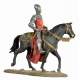 Figurine de chevalier du XIVeme siècle 54mm.
