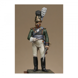 Figurine d'Officier de chevau-légers Bavarois 1809 Métal Modèles.