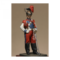 Figurine de Lancier de la garde Impériale 1856 - 1870 Metal Modeles.