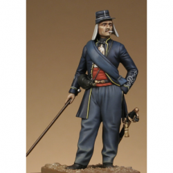 Figurine de Sous-lieutenant des chasseurs d'Orléans 1845 Metal Modeles.