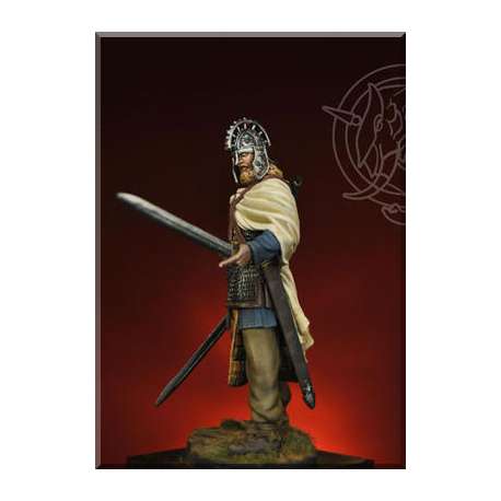 Figurine de chevalier irlandais en 1014 Romeo Models.