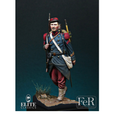 Figurine de caporal du 77eme régiment FeR Miniatures 75mm.