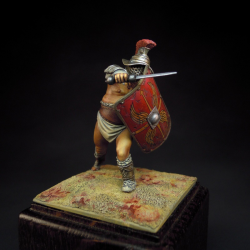 Figurine de Murmillo en 54mm résine Tartar miniatures.