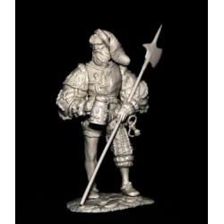 Lansquenet du XVIeme siècle 75mm résine Tartar Miniatures.