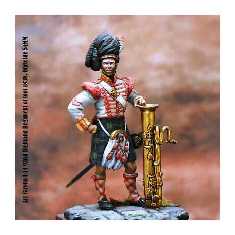 Figurine de 92nd Highland Regiment of foot 1838, Art Girona.