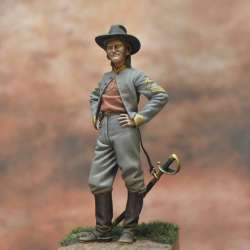 Figurine de sergent major de cavalerie confédéré en 1862 Art Girona.