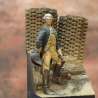 Figurine d'officier guerre d'indépendance Américaine 54mm Art Girona.