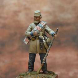 Figurine de Private 1st Texas Infantry. Antietam 1862 Art Girona 54mm.