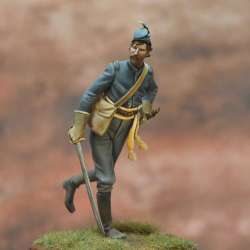 Figurine de Confederate Officer – Northern Virginia. Battle of Appomattox, 1865 Art Girona.
