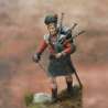 Figurine de 42nd Regiment of foot – Highlanders. Piper. Elviña Battle, A Coruña 1809 Art Girona 54mm.