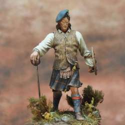 Figurine de Highland Clansman. Culloden Battle, april 16th, 1746 Art Girona.