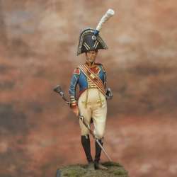 Figurine de Drum Major, 2nd Regiment. Line Inf. Crown Prince. Kingdom of Bavaria 1808-1813 Art Girona.