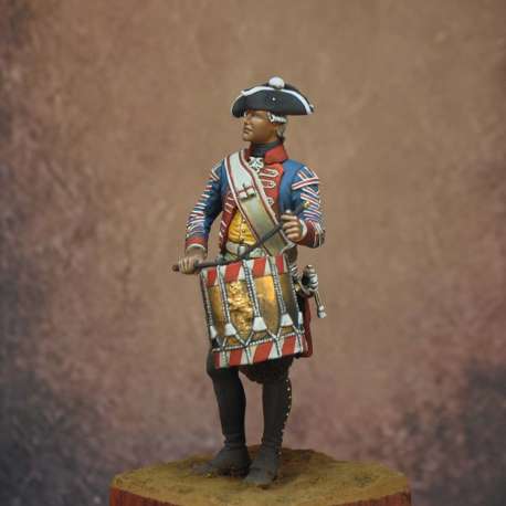 Drummer, Leib Infantry Regiment Hesse-Kassel, America 1776-1783 Art Girona.