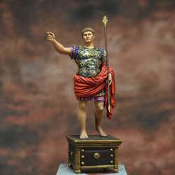 Augustus (Caius Iulius Caesar Octavianus). First Roman Emperor, 63BC-14AD Art Girona 54mm
