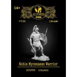 Figurine de noble guerrier Mycénien en 75mm résine Altores Studio.