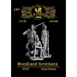 Les frères de la forêt, Figurines en résine 54mm Altores Studio.
