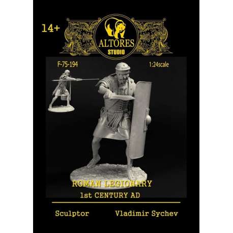 Figurine de légionnaire Romain 1er siècle après JC Altores Studio.