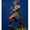 Figurine de guerrier Ojibwa en résine 54mm.