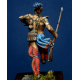 Figurine de guerrier Ojibwa en résine 54mm.