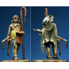Figurine de Cheyenne du nord en 54mm XIXéme siècle  résine.