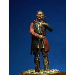 Figurine en résine de guerrier Ojibwa en 54mm La Meridiana.