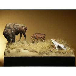 Figurine de chasseur de bisons en été 54mm La Meridiana.