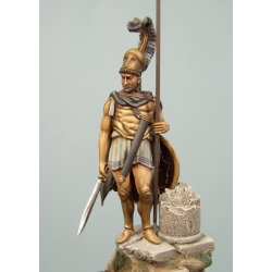 Figurine de guerrier Grec Vème siècle avant JC en métal 54mm.