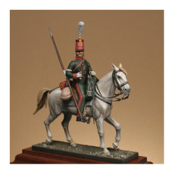 Figurine d'Eclaireur de la garde 2eme Rgt 1814 Métal Modèles.