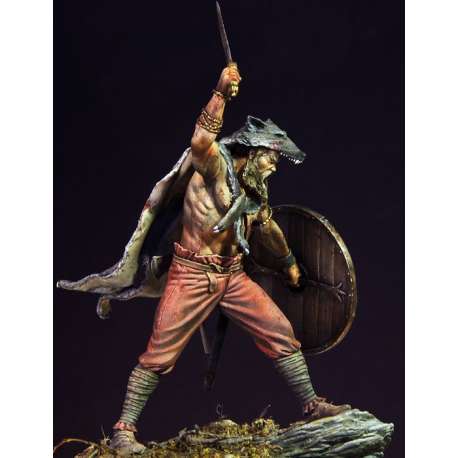 Figurine de viking Pegaso Models 75mm métal.