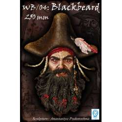 Blackbeard Buste en résine Alexandros Models 250mm.