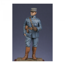 Figurine d'Officier d'infanterie français 1915 54mm Métal Modèles.