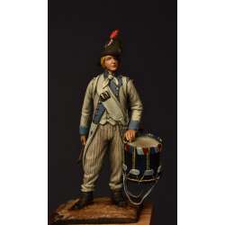 Figurine de tambour révolutionnaire 1792-95 résine Figurinitaly.