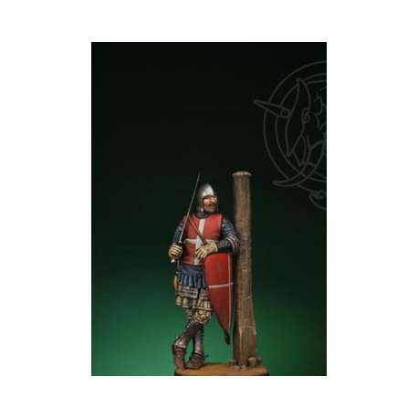 Figurine de chevalier de Saint Jean XIVème siècle 54mm Romeo Models.