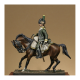 Figurine de chasseur à cheval en 1790 Métal Modèles.
