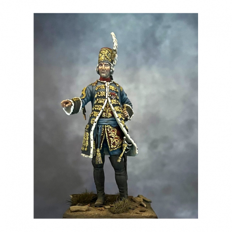Figurine 48mm de Simon Claude Grassin de Glatigny en résine Atelier Maket.