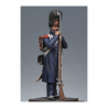 Figurine de Grenadier à pied de la garde en manteau Métal Modèles.