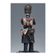 Figurine de Grenadier à pied de la garde en manteau Métal Modèles.