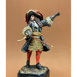 Figurine de Louis XIV en résine 75mm Atelier Maket.