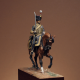 Figurine d'Off. de l'Artillerie à cheval de la Garde 1866 Métal Modèles.