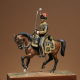 Figurine d'Off. de l'Artillerie à cheval de la Garde 1866 Métal Modèles.